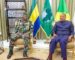 Gabon interim leader holds talks with President of Congo