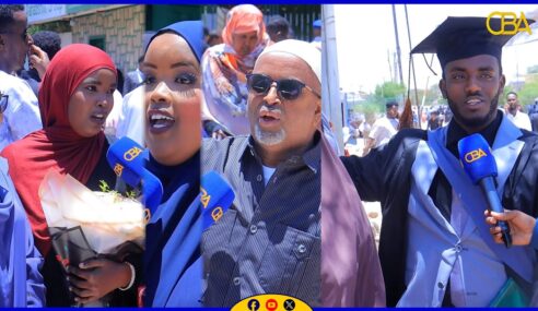 Dareenka waalidiinta iyo ardayda ka qalinjabisay Jaamacadda Hargeysa