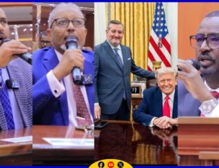 Golaha wakiilada JSL Hambalyo udiraya Senator Ted Cruz, oo dhamabaal aqoonsi ah u disay Trump.