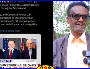 “Ictiraafka Somaliland waxa uu dan u yahay Geeska Afrika”Dr Cabdiwahaab Nakruuma