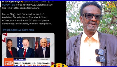 “Ictiraafka Somaliland waxa uu dan u yahay Geeska Afrika”Dr Cabdiwahaab Nakruuma