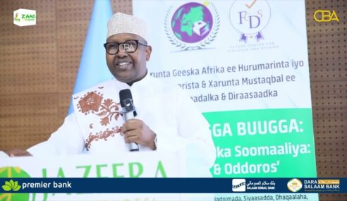 Wasiir Fiqi ayaa jawaab ka bixiyay hadal uu RW hore Maxamed Xuseen Rooble ku taageeray Somaliland.