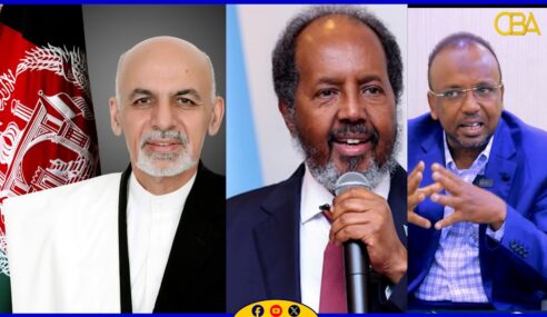 “MD Xasan Sheekh waa Ashraf Gaani oo kale. Wuxuu moodayaa in Maraykanku kursiga ku haynaayo, waana Failed State “Siyaasi Farxaan Aadan Haybe