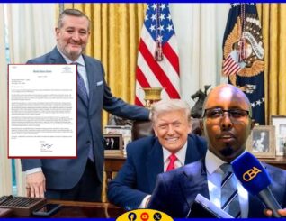 Xildhibaan Maxamed Jaamac Koodbuur ayaa hambalyo u diray Senator Ted Cruz, oo codsiga aqoonsiga Somaliland u gudbiyey Madaxwayne Trump.