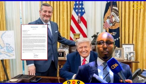 Xildhibaan Maxamed Jaamac Koodbuur ayaa hambalyo u diray Senator Ted Cruz, oo codsiga aqoonsiga Somaliland u gudbiyey Madaxwayne Trump.