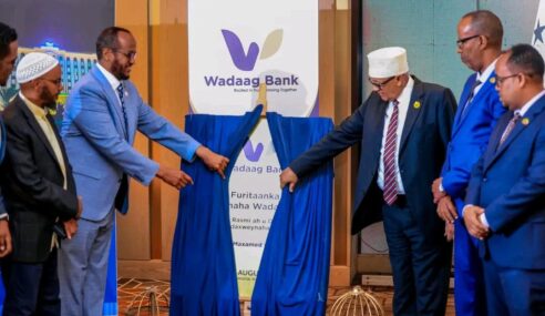 President of the Republic of Somaliland Attends the Inauguration Ceremony of WADAAG Bank