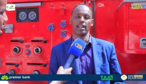 DEGDEG: Dab ka kacay goob ganacsi oo ku taala Suuqa Waaheen ee Hargeysa.