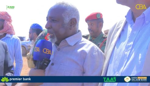 “Daahfurka Mashruuca Banka Qoolcadey Waa maalin taariikhda galaysa Gaaladuna…”Badhasaab Cadaad