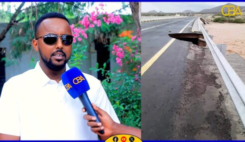 Eng, Shaafici Cabdiqani oo hore uga digay khataraha ku gedaaman biriijka Lafaruug ayaa CBA TV la hadly