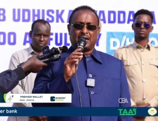 Gudoomiyaha Banaadir ayaa xadhiga ka jaray dib u dhis iyo dayactir lagu sameeyey wadada Soobe ilaa Lambar Afar.