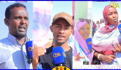 “Madaxwayne, kugu maalnay”Shacabka degmadda Sallaxley oo u riyaaqay mashaariicda madaxweyne Cirro