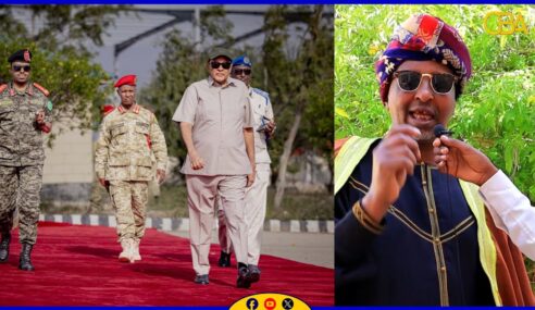 “Madaxweyne waxaan xaal kaa siinaynaa in reer Gabiley aanay kuu codayn balse maanta aad baan kuu soo dhaweynaynaa..” Ugaas Cumar Cali Faarax(Cambe)