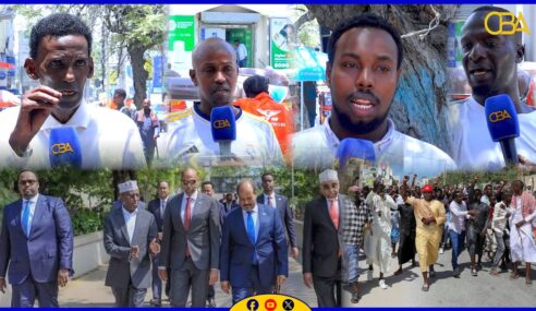 Qaar ka mid ah Shacabka oo si weyn u soo dhaweeyey in mucaadadka laga hor istaagay Banaanbixii ay maanta qaban lahaayeen.