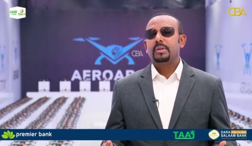 Raysal wasaaraha Itoobiya Abiye Axmed ayaa xadhiga ka jaray wershada diyaaradaha aan duuliyaha lahayn ee Drone’ska