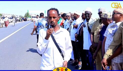 Shacabka iyo maamulka Gobalka Gabiley ayaa si wadajir ah usoo dhaweeyey Madaxwaynaha JSL