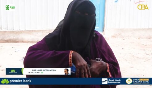 Shacabka ku dhaqan xaafada Oodweyne ee degmada Dayniile oo dhigay banaanbax xoogan.