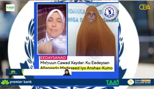 Taliska Booliska Soomaaliya oo markale Xabsiga dhigay gabdho lagu eedeeyey aflagaado Madaxda Dowladda.