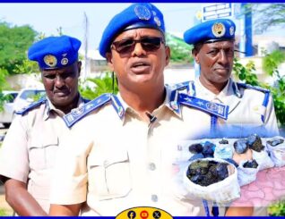 “Xashiishad laga soo saaray jiingad dab ka kacay degmada Ibraahin Koodbuur. ” Afhayeenka Ciidanka Booliska.