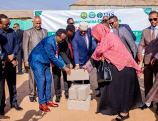 President of the Republic of Somaliland Lays Foundation Stone for Gabiley Football Stadium