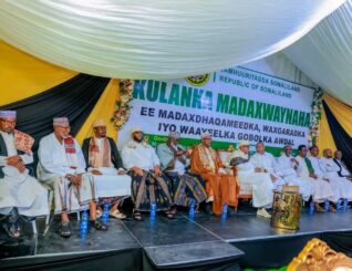 President of the Republic of Somaliland Meets with Traditional Leaders, Elders, and Intellectuals of Awdal Region