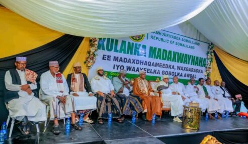 President of the Republic of Somaliland Meets with Traditional Leaders, Elders, and Intellectuals of Awdal Region