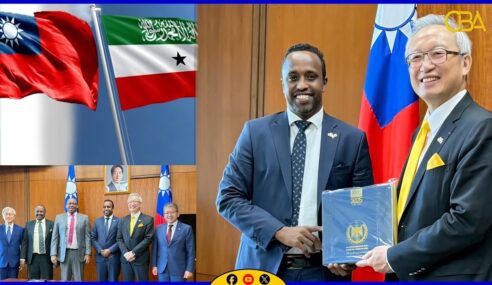 𝐒𝐎𝐌𝐀𝐋𝐈𝐋𝐀𝐍𝐃 𝐈𝐘𝐎 𝐓𝐀𝐈𝐖𝐀𝐍 ayaaa xoojiyey iskaashi dhanka maaliyadda iyo diblomaasiyadda ah