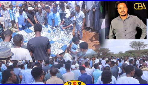 Aas Qaran oo loo sameeyey ALLE ha u naxariistee Abwaan Cabdishakuur Axmed Caateeye.