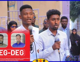 “Dadka Soomaaliya waxay xaq u leeyihiin inay caddaalad helaan, warbaahintana ay isticmaalaan” Suxufiyiinta Muqdisho oo si adag u cambaareyey xadhiga maamulka Himilo TV