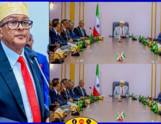 “Kulan Madaxwaynaha Somaliland iyo Madaxda Xisbiyadda Qaranka ku dhexmaray Qasriga Madaxtooyadda.