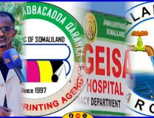 “Lacagaha dadka lagaga qaado Cisbitaalka Guud, Wakaaladda Biyaha ee Hargaysa iyo Madbacadda.