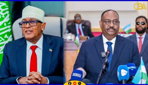 Madaxwayne Deni oo Madaxwaynaha JSL Dr. Cabdiraxmaan Cirro ku bogaadiyey Nabadaynta Magaalada Ceerigaabo ee Gobalka Sanaag.