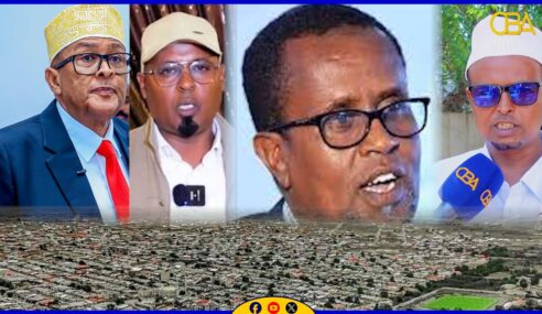 Madaxwayne, billada nabadda Ceerigaabo wasiir Cismaan Afgaab iyo Duur Suldaan Cabdisalaan Maxamed.