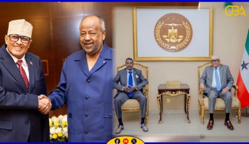 Madaxweynaha Somaliland ayaa kulan la yeeshay Wakiilka Jabuuti u fadhiya Somaliland