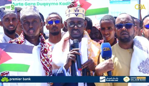 “Shacabka Soomaaliya ku nool haddaan nahay xabad joojinta Qasa waan soo dhaweynaynaa” Sh CabdiXayi Sh Aadan