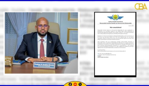 Wasaaradda Duulista Somaliland ayaa war kasoo saartay nidaamka E-Visaha ee muranka dhaliyay