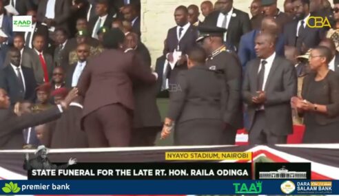 Waxa maanta aas qaran loogu sameeyay Magalaada Nairobi ee dalka Kenya Raila Odinga