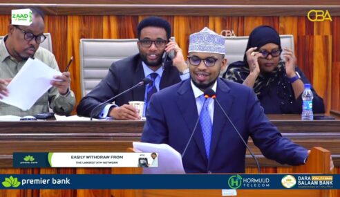 Xildhibaanada Golaha Shacabka ee BFS oo akhrinta koowaad marsiiyay hindise sharciyeedka wax ka bedelka sharciga iibka Qaranka.