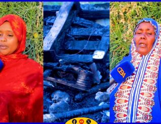 Dhacdo naxdin badan: Dad Goobjoogayaal ah ayaa CBA TV uga waramay aabo la sheegay inuu gubay caruurtiisii oo afar ahaa, Hargeysa.