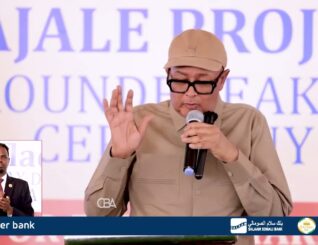 Khudbada Madaxweynaha Jamhuuriyadda Somaliland ka jeediyey Dhagax-dhigay Mashruuca…