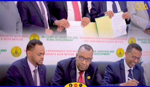 Wasaaradda Xanaanada Xoolaha iyo Cusbitaalka Guud oo wada saxeexday heshiis wada-shaqayneed (MoU)