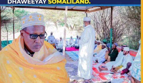 Ugaaska guud ee beelweynta Biyomaal ayaa si weyn loogu soo dhaweeyey Somaliland