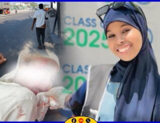 Samsam Geedi Yuusuf ayaa dhaawac soo gaadhay kadib shil ka dhacay Isgoyska Jubba, xilli ay u socotay xafladeeda qalin-jebinta.