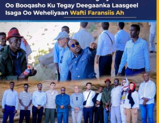 Wasiirka Wasaaradda Ganacsiga iyo Dalxiiska JSL Oo Booqasho Ku Tegay Deegaanka Laasgeel Isaga Oo Weheliyaan Wafti Faransiis Ah