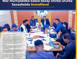 Ward murtiyeedka kasoo baxay Shirka Ururka Saxaafada Somaliland