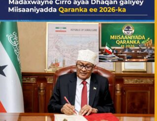 Madaxwayne Cirro ayaa Dhaqan galiyey Miisaaniyada Qaranka ee 2026-ka