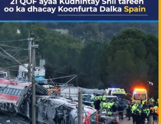 21 qof ayaa ku dhintay Shil tareen oo ka dhacay koonfurta dalka Spain