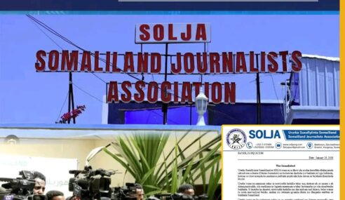 Ururka saxafiyiinta somaliland ee SOLJA waxa uu ku baaqayaa in la ixtiraamo diinta, dhaqanka iyo anshaxa guud xiliga war tabinta