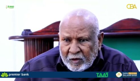 Gudoomiyaha Golaha Guurtida JSL mudane Suleymaan Aadan ayaa diray baaq nabadeed