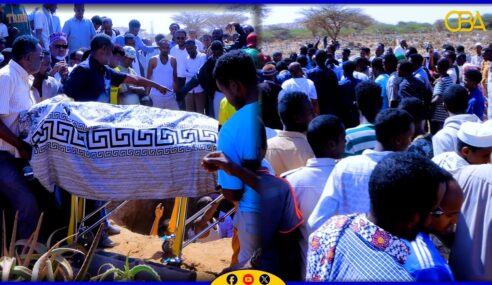 Hargeysa waxaa aas qaran loogu sameeyay Marxuum saxafi Mubaarik Cabdi Yuusuf