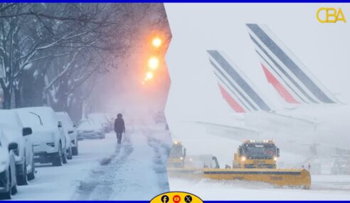 Mareykanka oo joojiyay in ka badan 10 kun oo duulimaad kadib baraf aad u daran oo ka’da’aya awgii